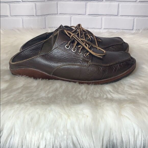 OluKai Ni\'O Lace‎ Pebbled Leather Shoes Sz 11.5 main image 7
